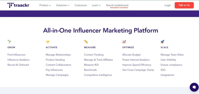 traackr influencer finder platform