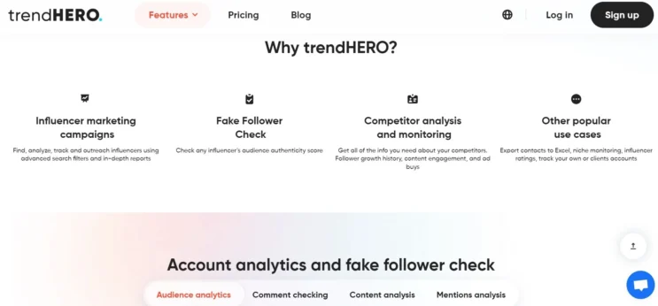 trendhero home page